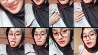 Mahasiswi Viral 2025 Pamer Susu Emut Jari Mulus Putih Bersih Jilbab Cantik Bikin Nagih Hot  New